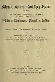 Cover of Robert of Brunne's Handlyng synne by Robert Mannyng