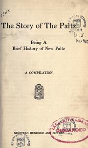 Front cover of The story of the Paltz by Cornelia Eltinge Du Bois