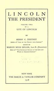 Front cover of Life of Lincoln by Henry Clay Whitney
