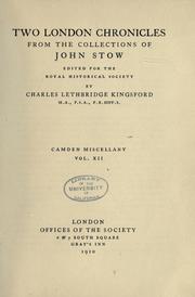 Cover of A summarie of the chronicles of England by John Stow