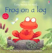 Cover of Frog on a log by Phil Roxbee Cox