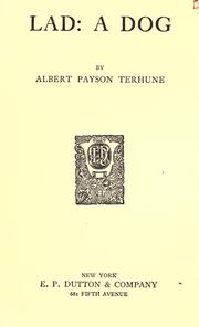Cover of Lad, a dog by Albert Payson Terhune