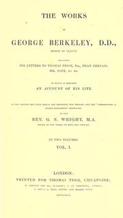 Front cover of The works of George Berkeley by George Berkeley