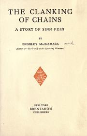 Cover of The clanking of chains by Brinsley MacNamara