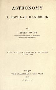 Cover of Astronomy by Harold Jacoby