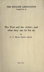 Front cover of The poet and the artist by G. C. Moore Smith