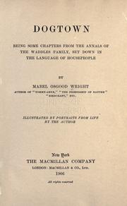 Cover of Dogtown by Mabel Osgood Wright