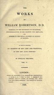 Cover of Works by William Robertson