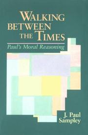 Cover of Walking between the times by J. Paul Sampley