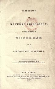 Cover of A compendium of natural philosophy by Denison Olmsted