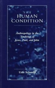 Front cover of Neutestamentliche Anthropologie by Udo Schnelle