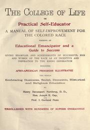 Cover of The college of life, or, Practical self-educator by Henry Davenport Northrop