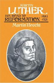 Front cover of Martin Luther by Martin Brecht