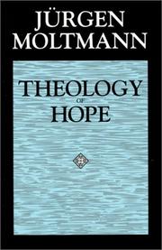 Front cover of Theologie der Hoffnung by Jürgen Moltmann