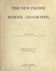 Front cover of The new Pacific school geography by Harr Wagner