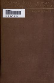 Front cover of The truth about Tristem Varick by Edgar Saltus
