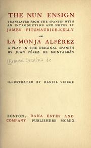 Front cover of The nun ensign by Catalina de Erauso