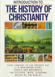 Front cover of Introduction to the History of Christianity by Tim Dowley