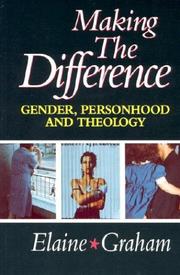 Cover of Making the Difference by Elaine L. Graham