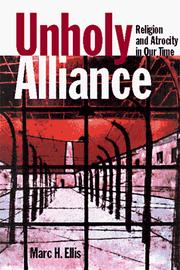 Front cover of Unholy alliance by Marc H. Ellis