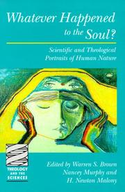 Front cover of Whatever happened to the soul? by Warren S. Brown