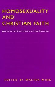 Front cover of Homosexuality and Christian Faith by Walter Wink