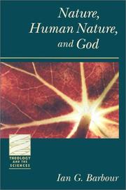 Cover of Nature, human nature, and God by Ian G. Barbour