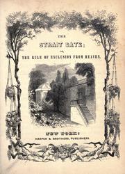 Cover of The strait gate by Jacob Abbott