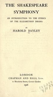 Cover of The Shakespeare symphony by Harold Bayley