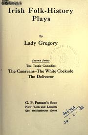 Front cover of Irish folk-history plays by Augusta Gregory