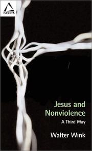 Cover of Jesus and nonviolence by Walter Wink