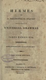Cover of Hermes by Harris, James