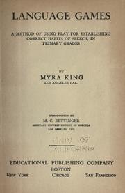 Cover of Language games by Myra King