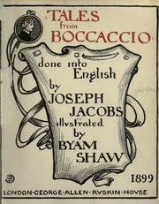 Cover of Decameron tales by Giovanni Boccaccio