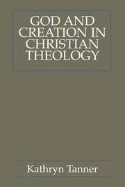 Front cover of God and creation in Christian theology by Kathryn Tanner