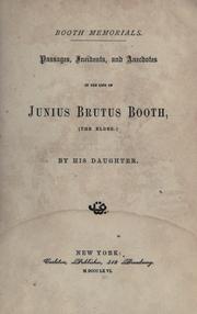 Cover of Booth memorials by Clarke, Asia Booth