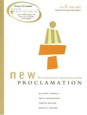 Cover of New proclamation by William R. Herzog