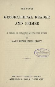 Cover of The Guyot geographical reader and primer by Mary Howe Smith Pratt