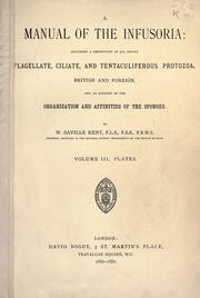 Front cover of A manual of the infusoria by W. Saville Kent