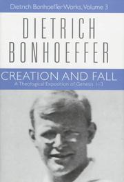 Front cover of Schöpfung und Fall by Dietrich Bonhoeffer