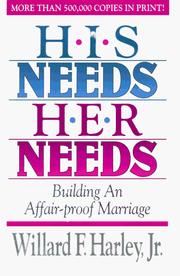 Cover of His needs, her needs by Willard F. Harley