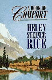 Front cover of A book of comfort by Helen Steiner Rice