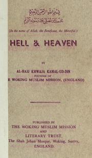 Front cover of Hell & heaven by Khwaja Kamal-ud-Din
