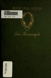 Cover of Bird and bough by John Burroughs