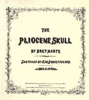 Cover of The Pliocene skull by Bret Harte