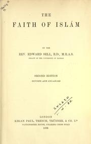 Front cover of The faith of Islam by Sell, Edward