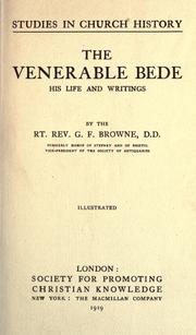 Front cover of The Venerable Bede, his life and writings by Forrest Browne