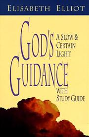 Cover of God's guidance by Elisabeth Elliot