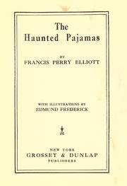 Front cover of The haunted pajamas by Francis Perry Elliott