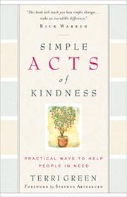 Front cover of Simple Acts of Kindness by Terri Green